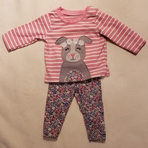 Spring puppy Carter's outfit